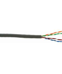 D-Link Cat6 UTP 23 AWG PVC Solid Cable - 305m/Roll - Grey Colour